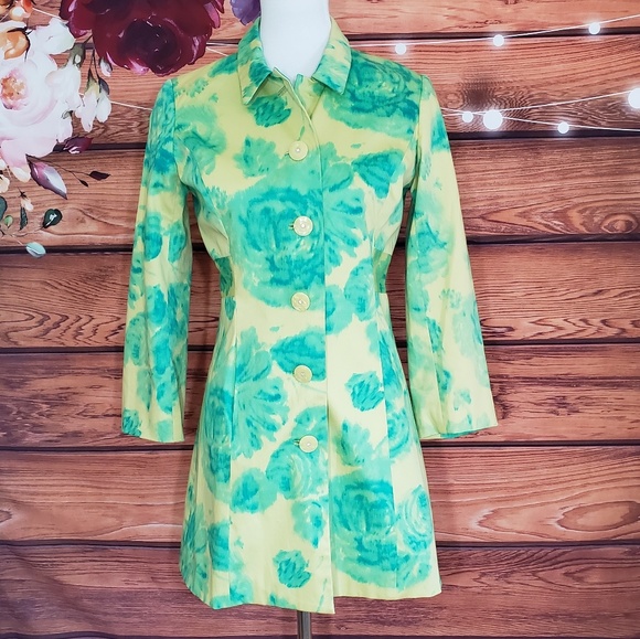 Anthropologie Jackets & Blazers - ⚡FLASH SALE!Anthro's Elevenses Floral Print Jacket